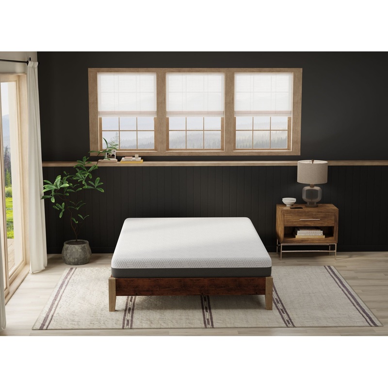 Pur Chill – 8 California King Firm Mattress With Phase Change Cooling Fabric – White / Gray