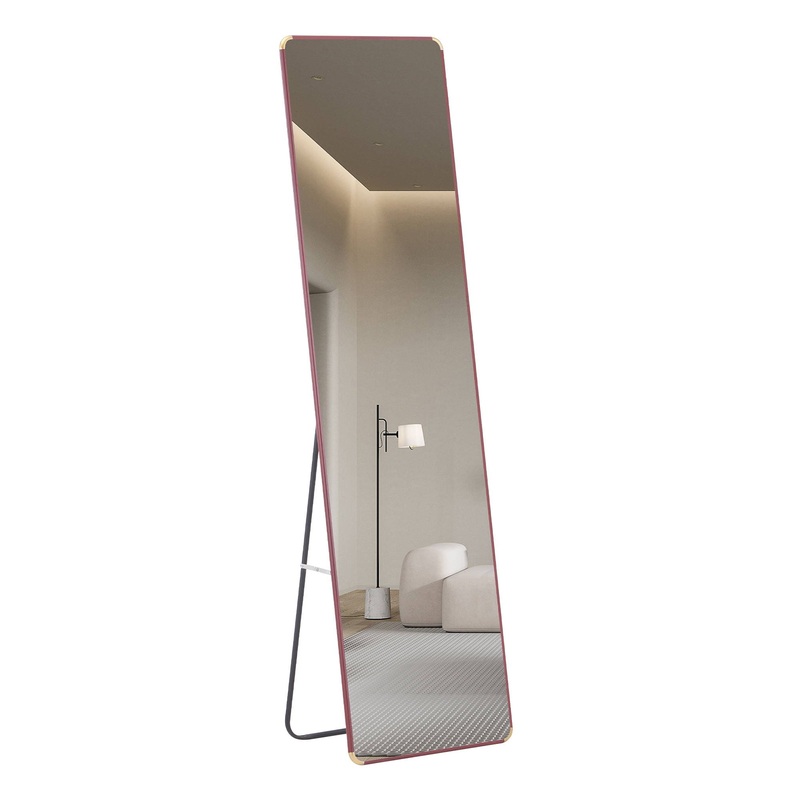 4Th Generation Floor Standing Full Length Mirror Wall Mounted Glass – Transparent