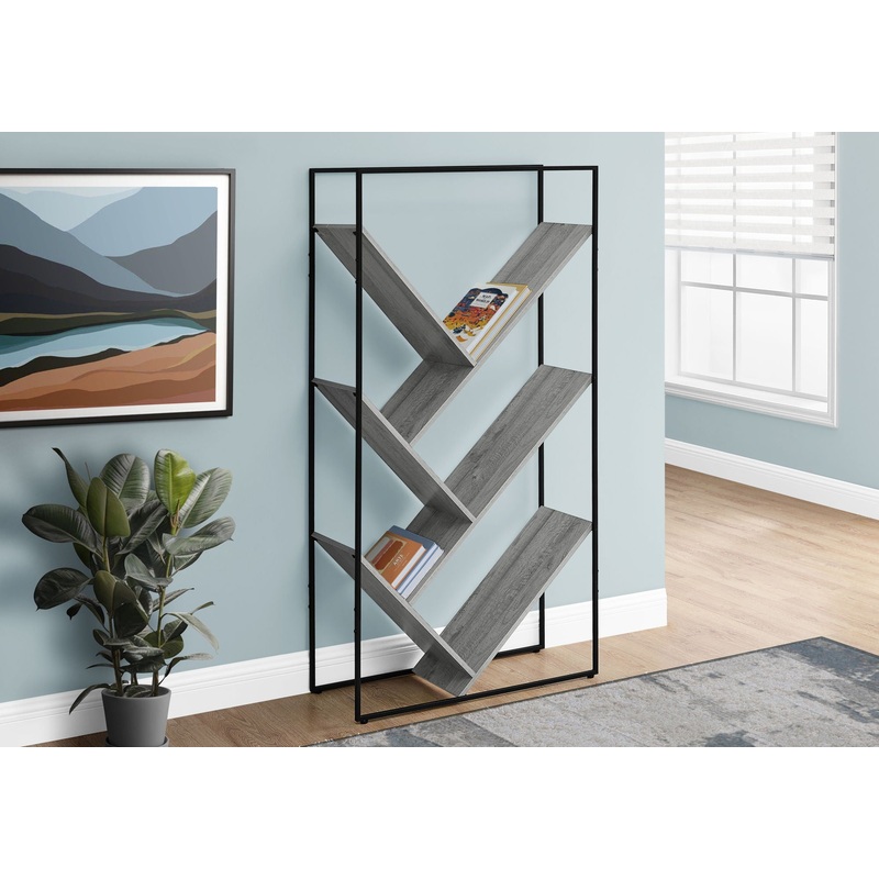 Bookshelf, Bookcase, Etagere, 3 Tier, Office, Contemporary & Modern