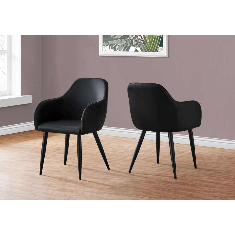 Dining Chair Side, Upholstered For Dining Room, Contemporary & Modern (Set of 2)