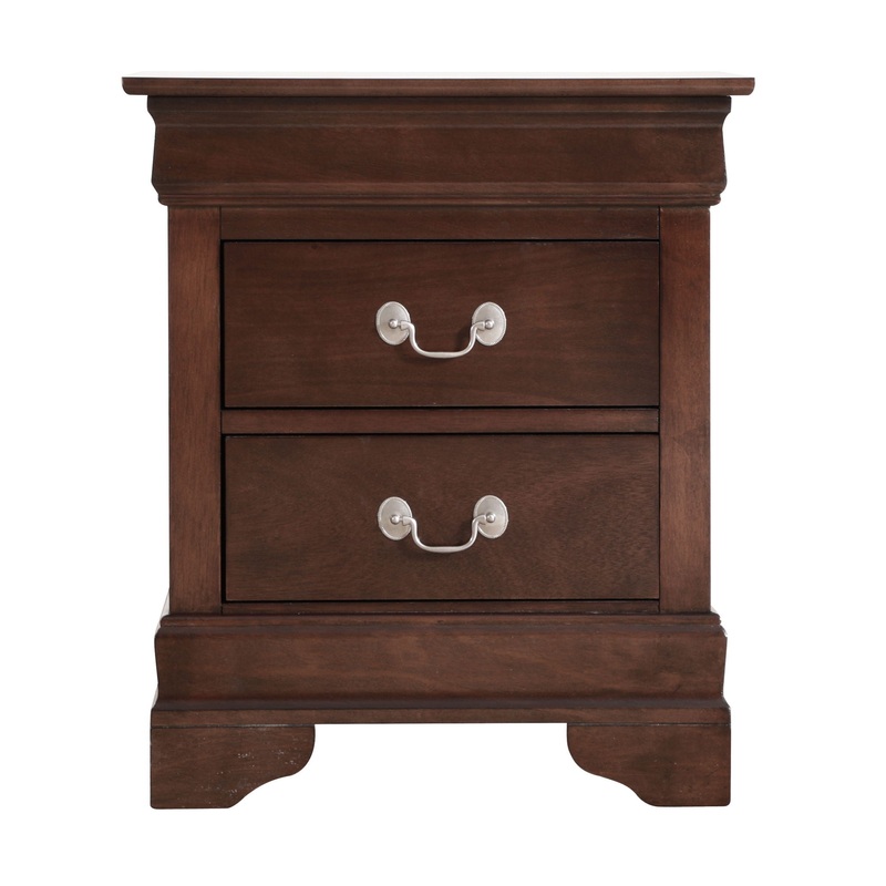Louis Phillipe – Nightstand Traditional Style – Cappuccino