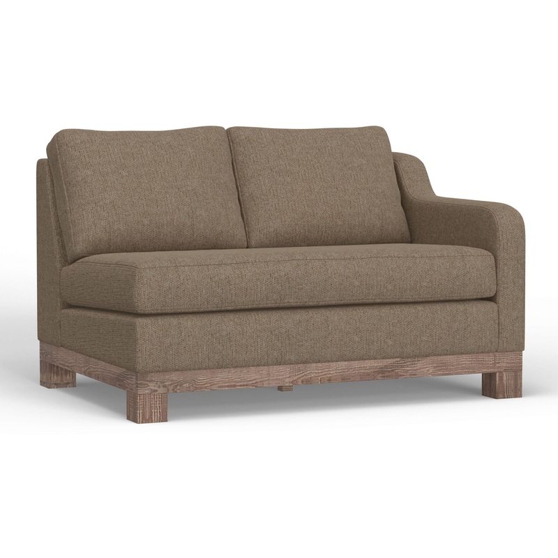 Samba – Right-Arm Loveseat – Brown Camel