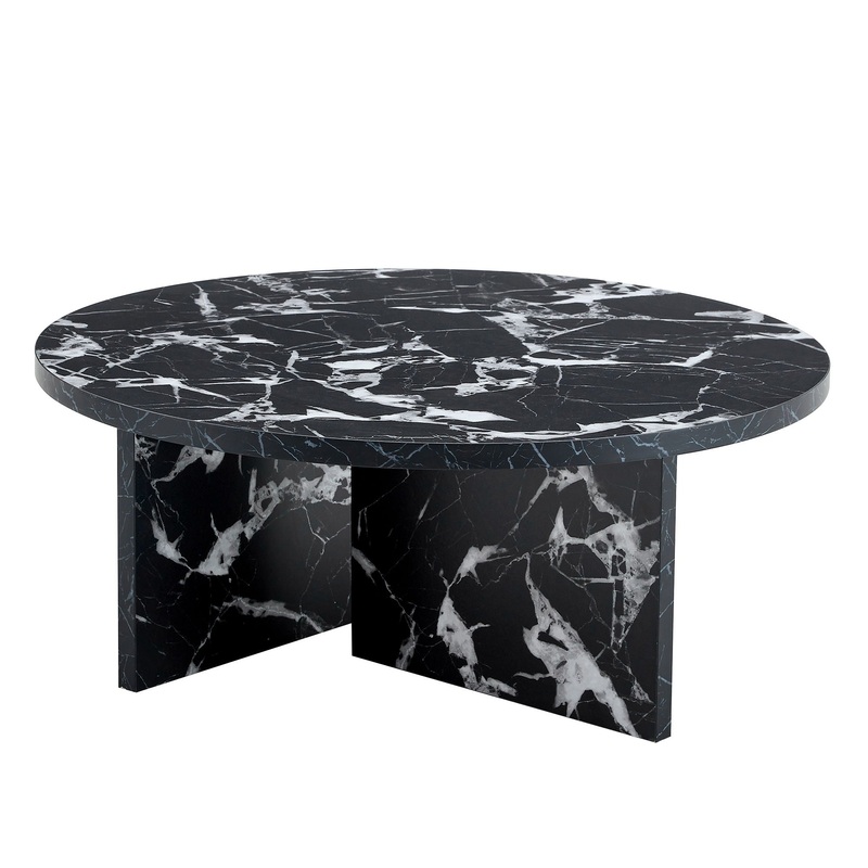 Versatile Round Coffee Table For Various Interior Styles
