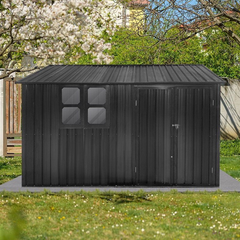 10′ x 8′ Garden Sheds Outdoor Storage Sheds With Window