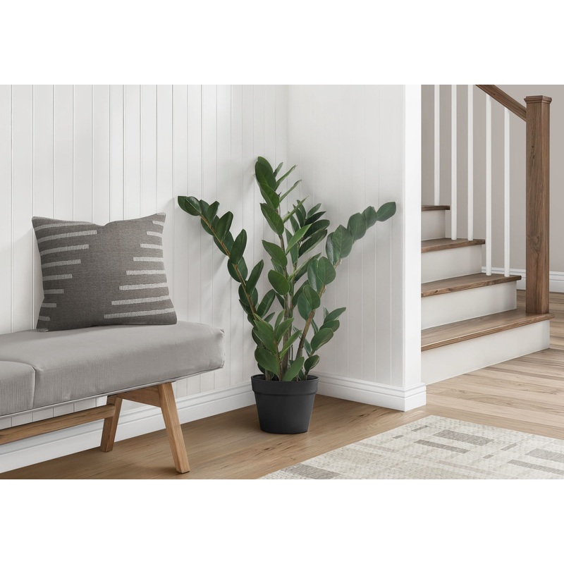 29 Tall, Artificial Plant, Zz Tree, Indoor, Faux, Fake, Floor, Greenery, Potted, Real Touch, Decorative – Green / Black