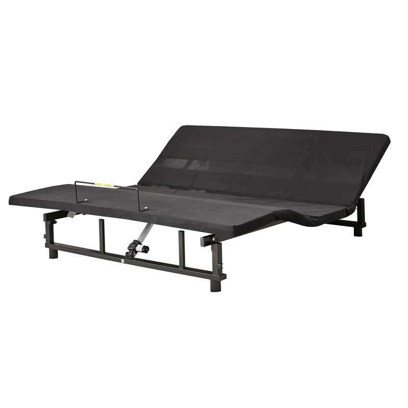Adjustable Bed Base Frame & Head And Foot Incline Quiet Motor King Size Zero Gravity – Antique Black