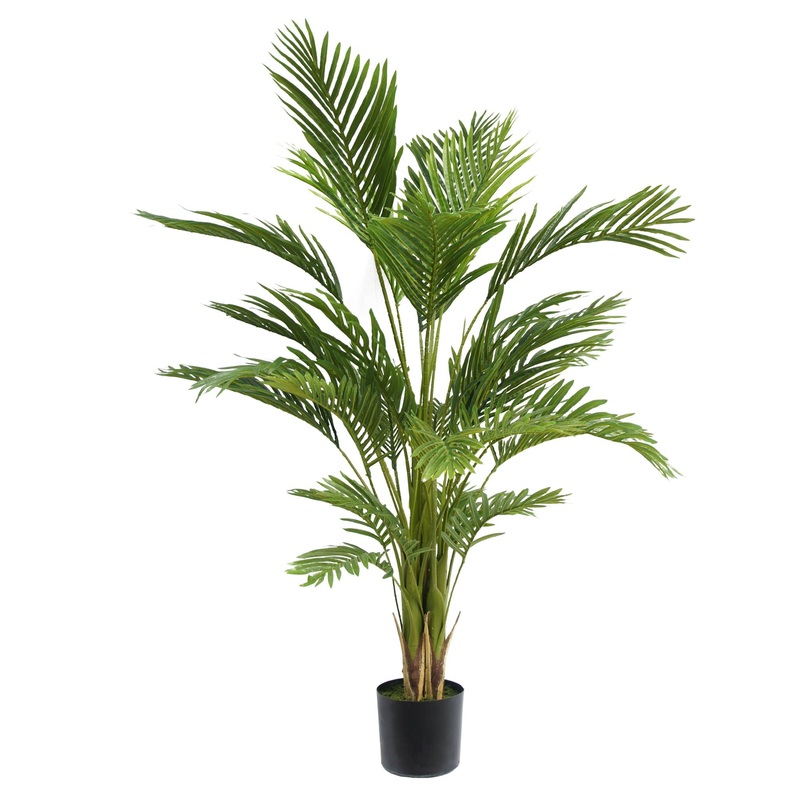 Artificial Palm Tree|Green|41″W x 41″D x 66.5″H|31″W x 31″D x 51″H|43″W x 43″D x 71″H