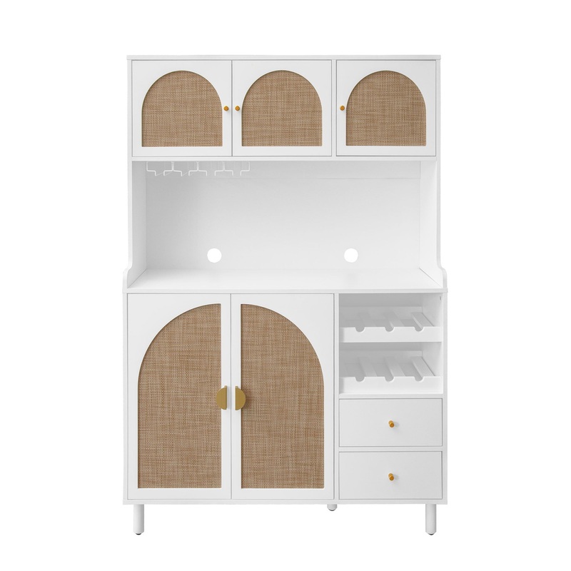 Modern Accent Storage Cabinet For Living Room, Bedroom, Dining Room, Or Study – White