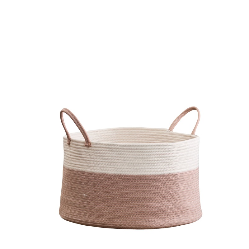 Francis – Cotton Round Laundry And Storage Basket