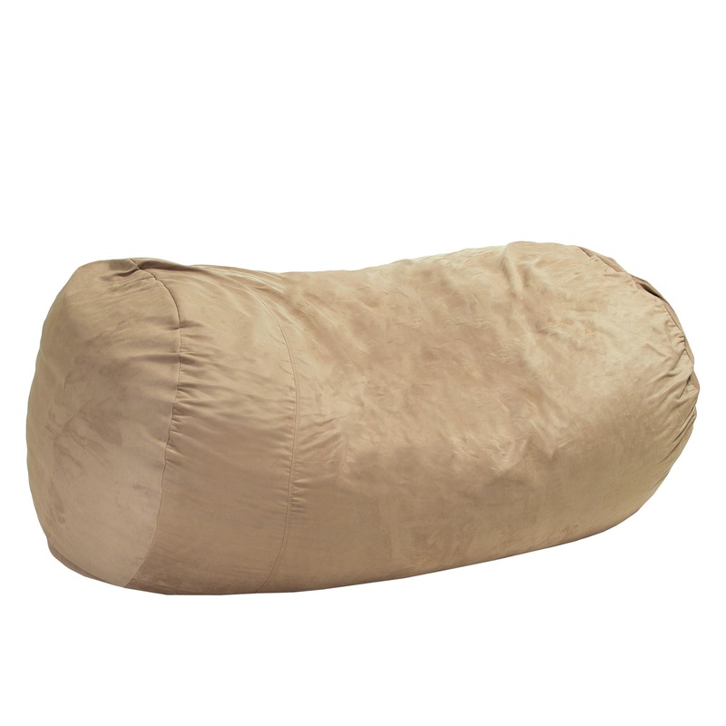 Jasper – Traditional Cylindrical Suede Bean Bag