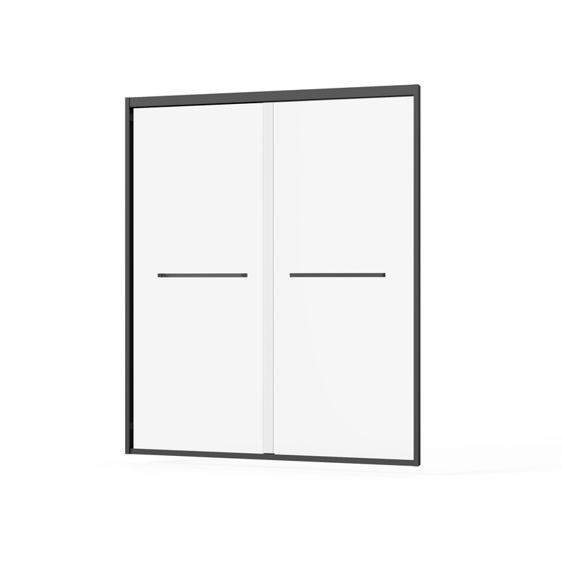 Goodyo – Double Sliding Bathtub Shower Door With Sgcc Clear Tempered Glass