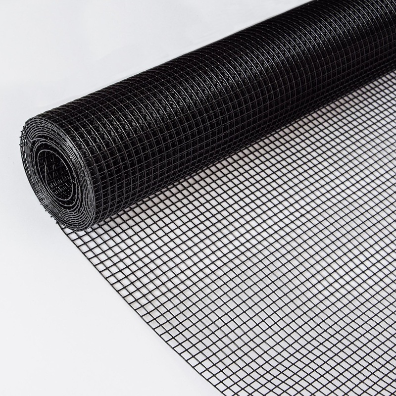 Vinyl Coated Hardware Cloth 19 Gauge Welded Wire Fence For Poultry Netting And Chicken Coop – Black