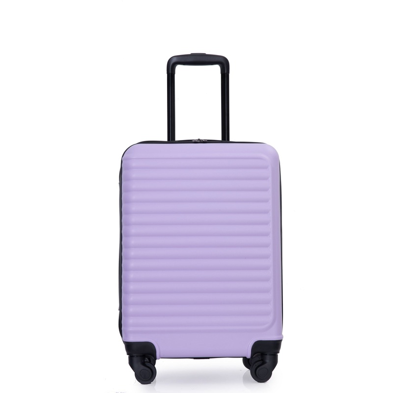 20 Carry On Luggage Lightweight Suitcase, Spinner Wheels – Lavender Purple