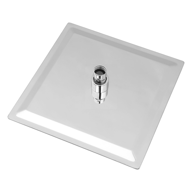 8 Square Rain Shower Head, Ceiling / Wall Mount Stainless Steel Bath Fixture