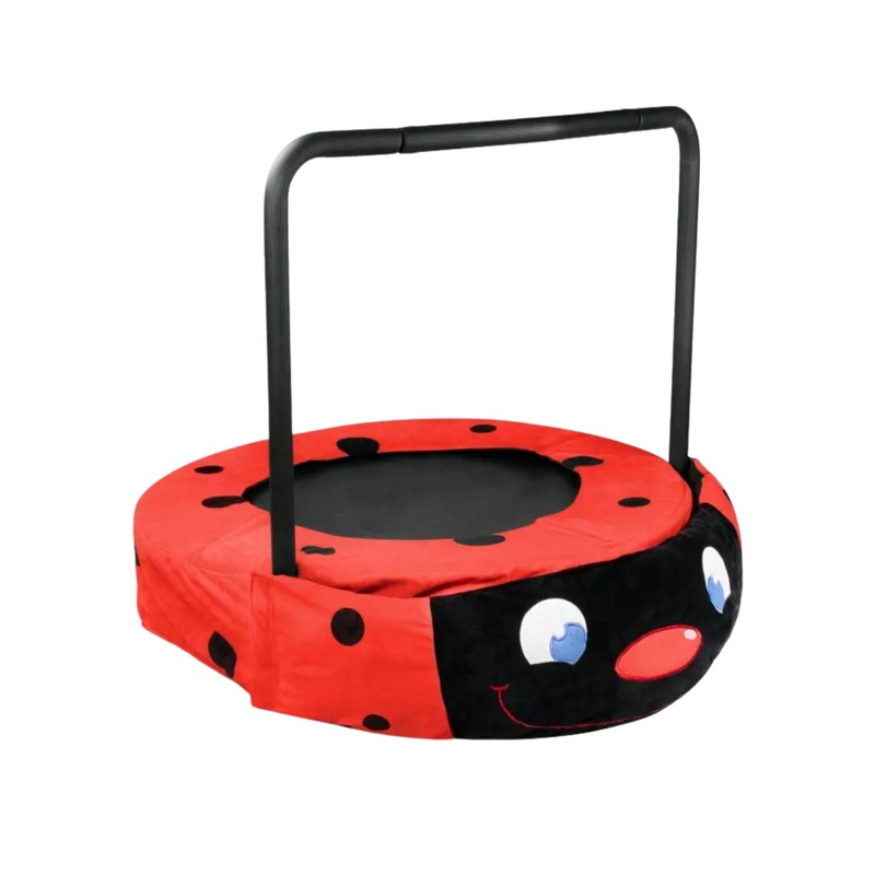 Children’s Trampoline Happy Expression Outdoor / Indoor Dual Use, Foldable Iron Tube