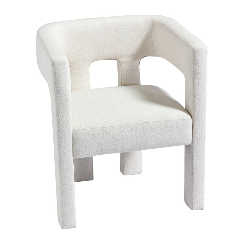 Contemporary Designed Fabric Upholstered Accent Chair Dining Chair For Living Room, Bedroom, Dining Room (Set of 2) – Beige