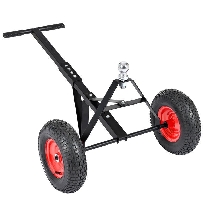 Heavy Duty Trailer Dolly With 2 Ball 1000 Lb Capacity For Easy Mobility – Black