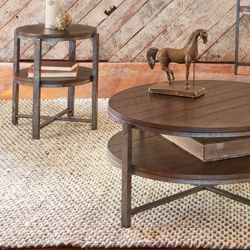 Breckinridge – 3 Piece Set (1 Cocktail 2 End Tables) – Dark Brown