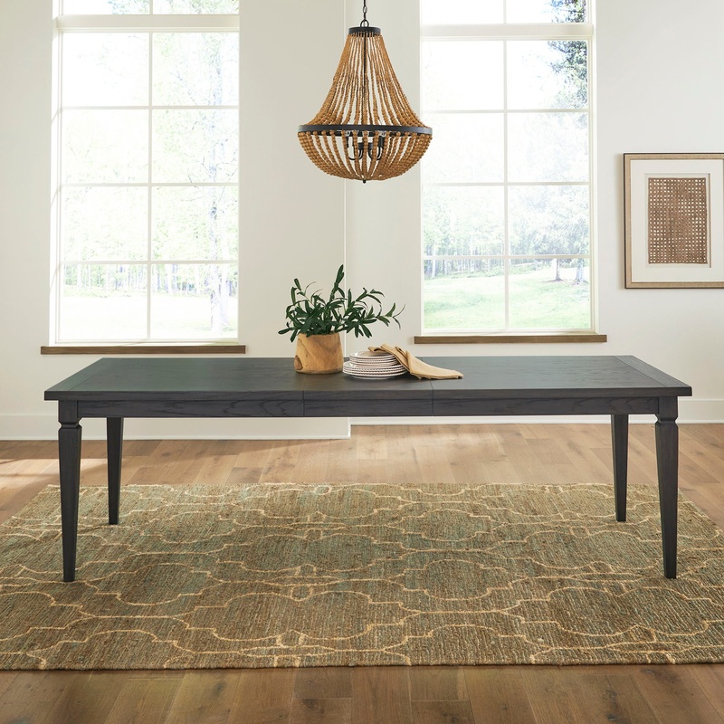 Caruso Heights – Rectangular Leg Table – Black