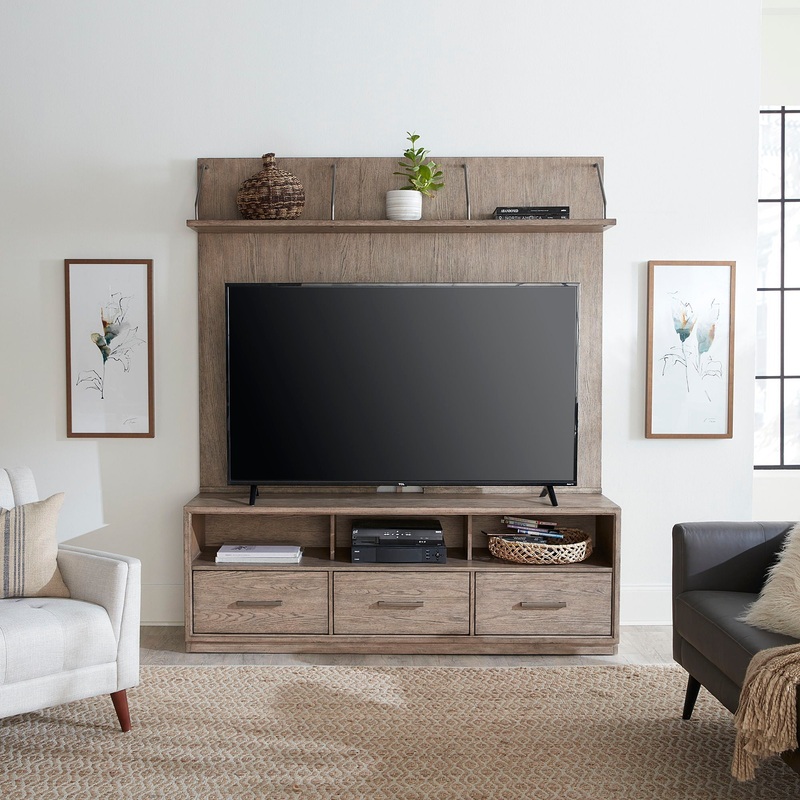 City Scape – Entertainment Center – Burnished Beige