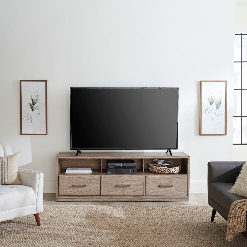 City Scape – Entertainment TV Console – Burnished Beige