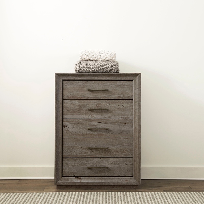 Horizons – 5 Drawer Chest – Gray