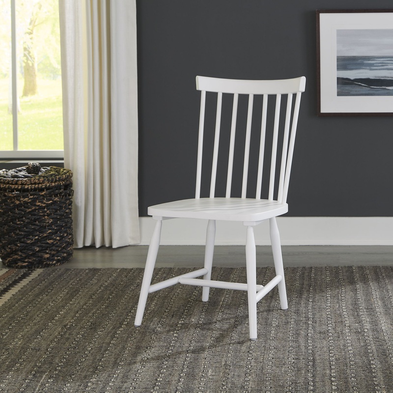 Palmetto Heights – Spindle Back Side Chair (RTA) – White
