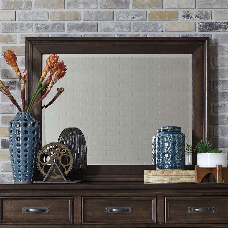 Saddlebrook – Mirror – Dark Brown