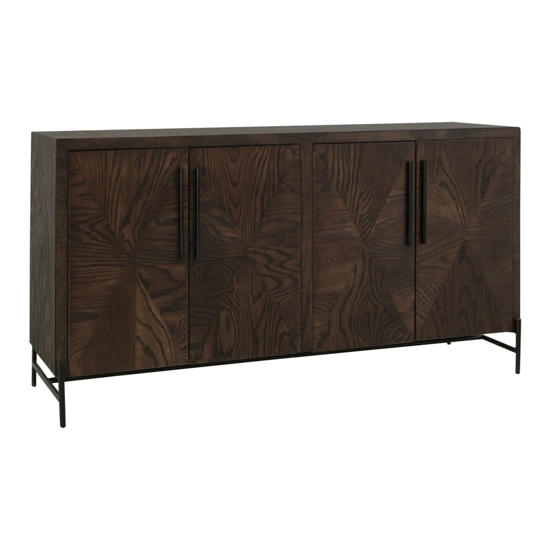 Black Verona – 4-Door Console – Deep Forest Brown