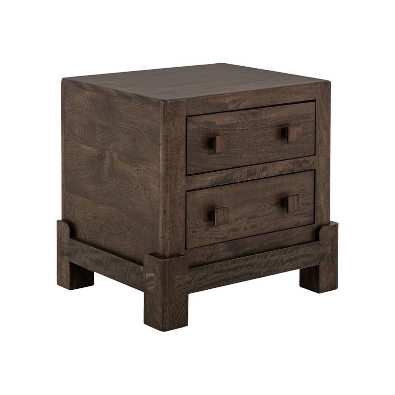 Dark Atenas – 2-Drawer Nightstand – Brown