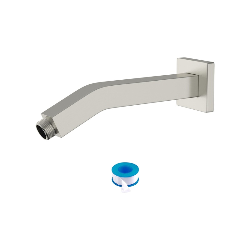 Elegant 6 Shower Arm With Flange, Stainless Steel Construction For Rain Shower Heads
