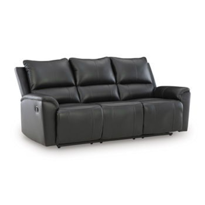 Glossmore – Black – Reclining Sofa
