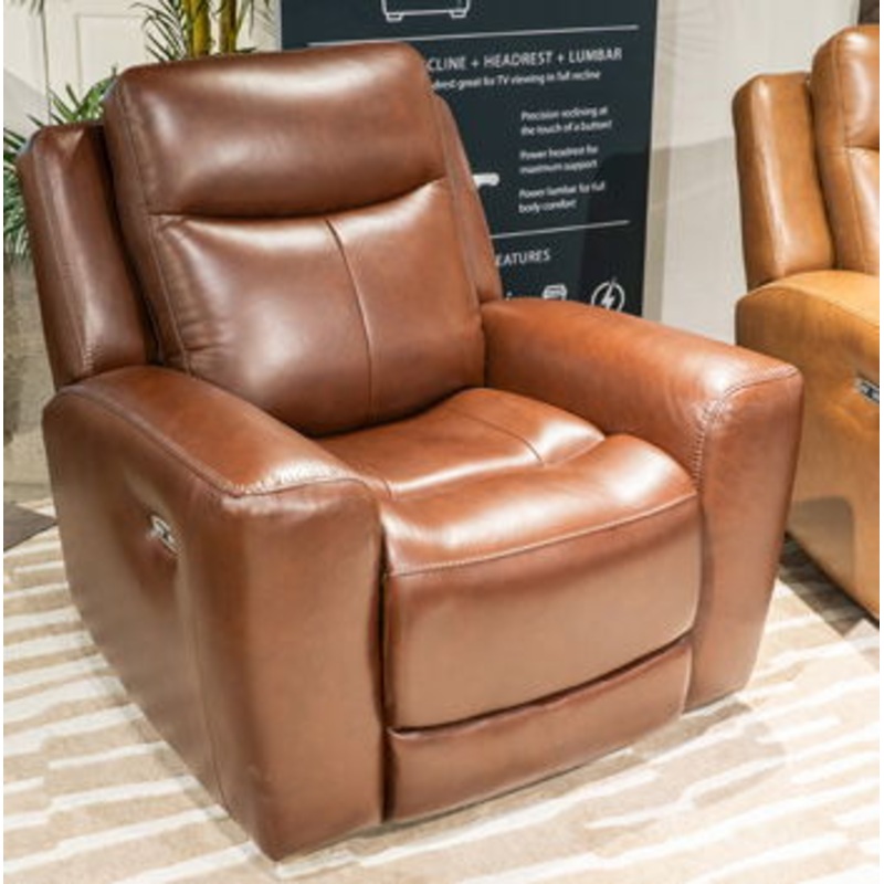 Next Move – Mahogany – Power Recliner With Adjustable Headrest