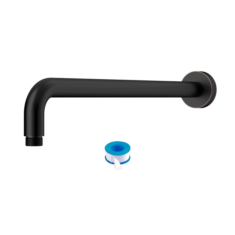 Oil Rubbed Bronze 16 Shower Arm With Flange, Stainless Steel, For Rain Shower Heads – Oil-Rubbed Bronze