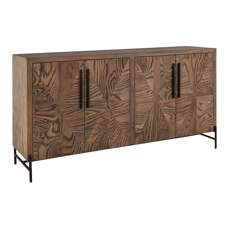 Verona – 4-Door Console – Renwick Oak Brown