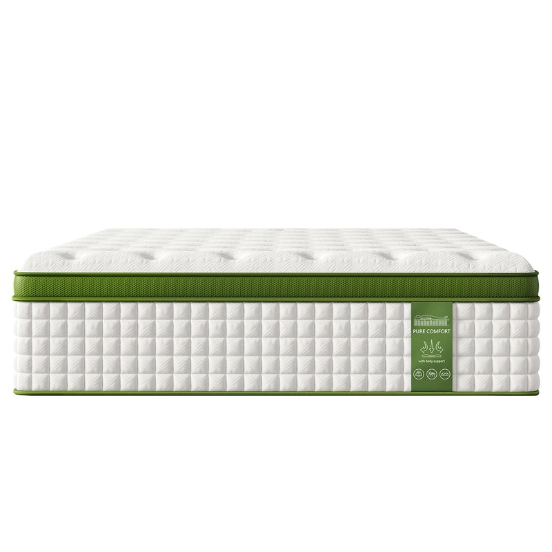 12 King Hubrid Mattress With Gel Memory Foam And Pocket Springs – Green