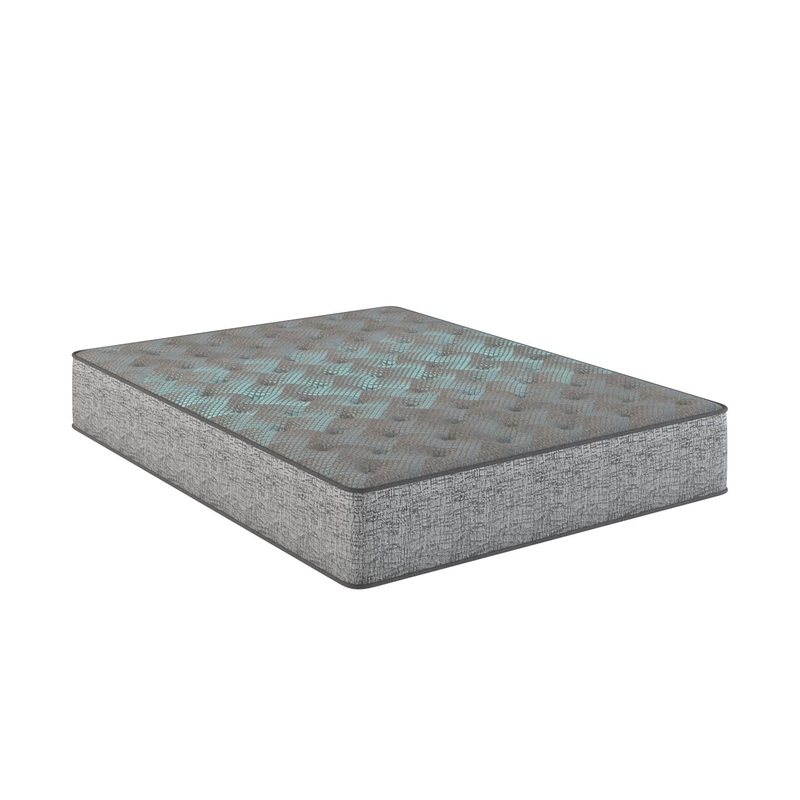 Comfort Care – 11 Queen Size Hybrid Mattress, Medium Comfort – Gray / Blue