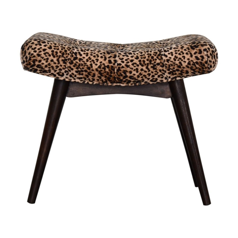 Curved Bench – Walnut