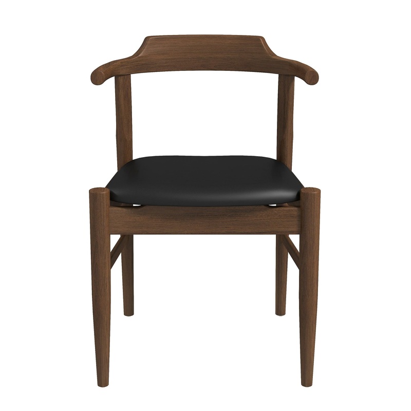 Daisy – Dining Chair (Set of 2) – Black / Wood