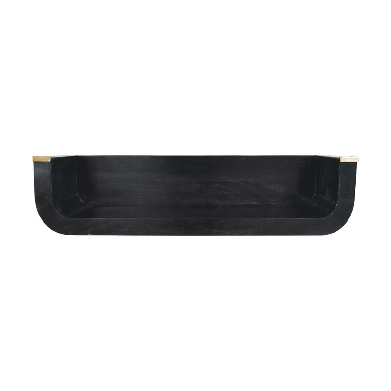 Indira – Floating Console Table – Black