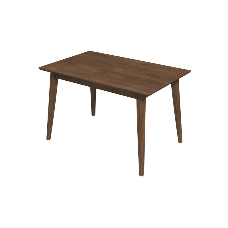 Levi – Modern Rectangular Dining Kitchen Table – Brown