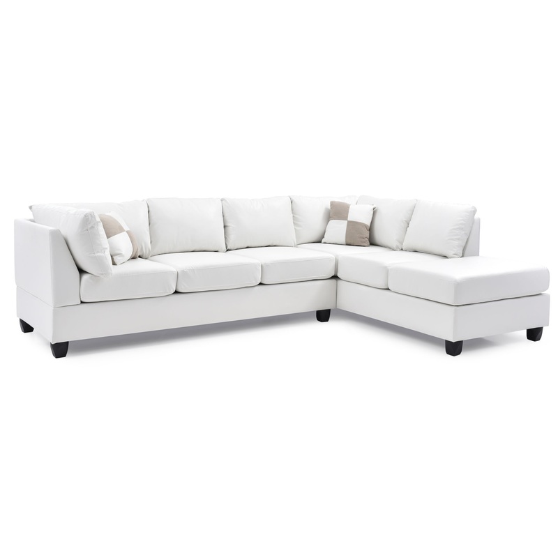 Malone – Sectional – White
