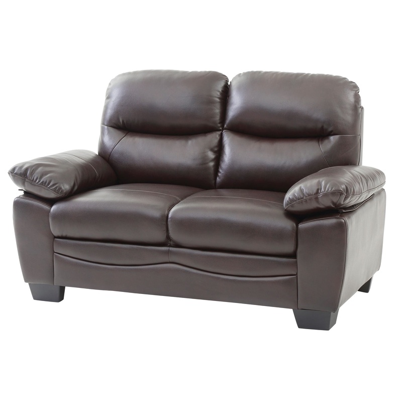 Marta – Loveseat – Dark Brown