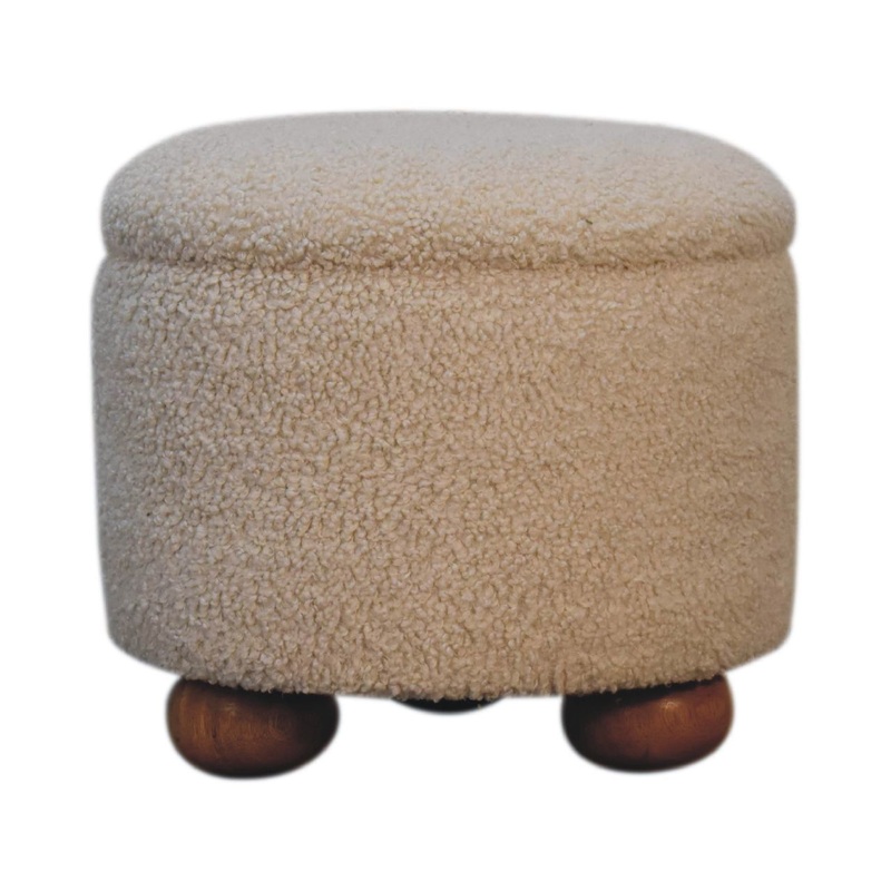 Storage Footstool – Cream