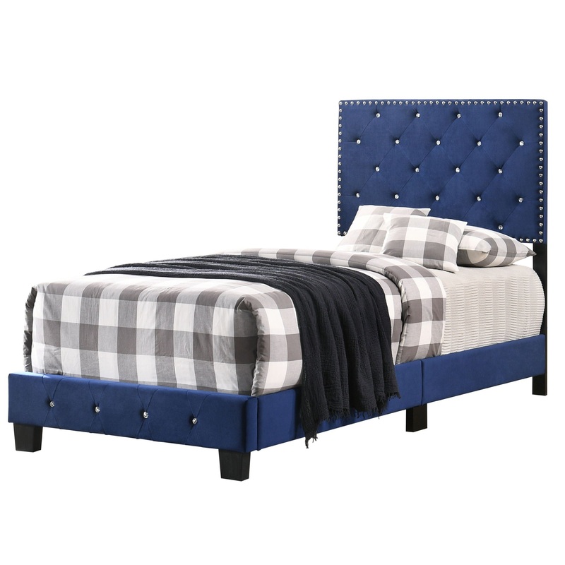 Suffolk – Twin Bed – Navy Blue