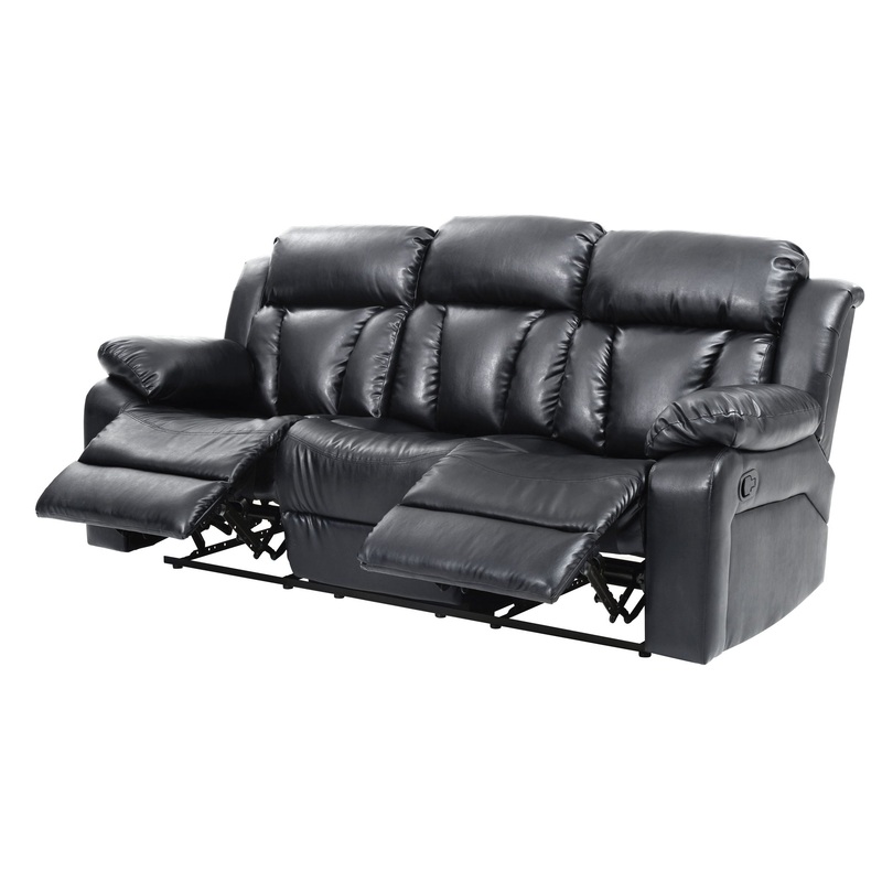 Daria – Reclining Sofa – Black