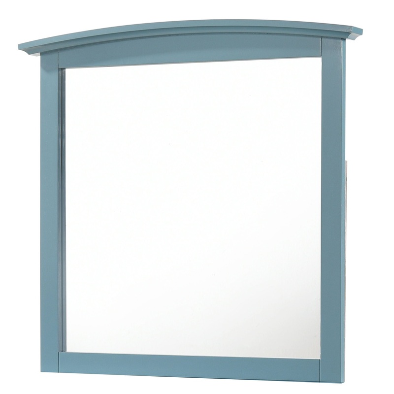 Elegant Wall Mirror – Teal