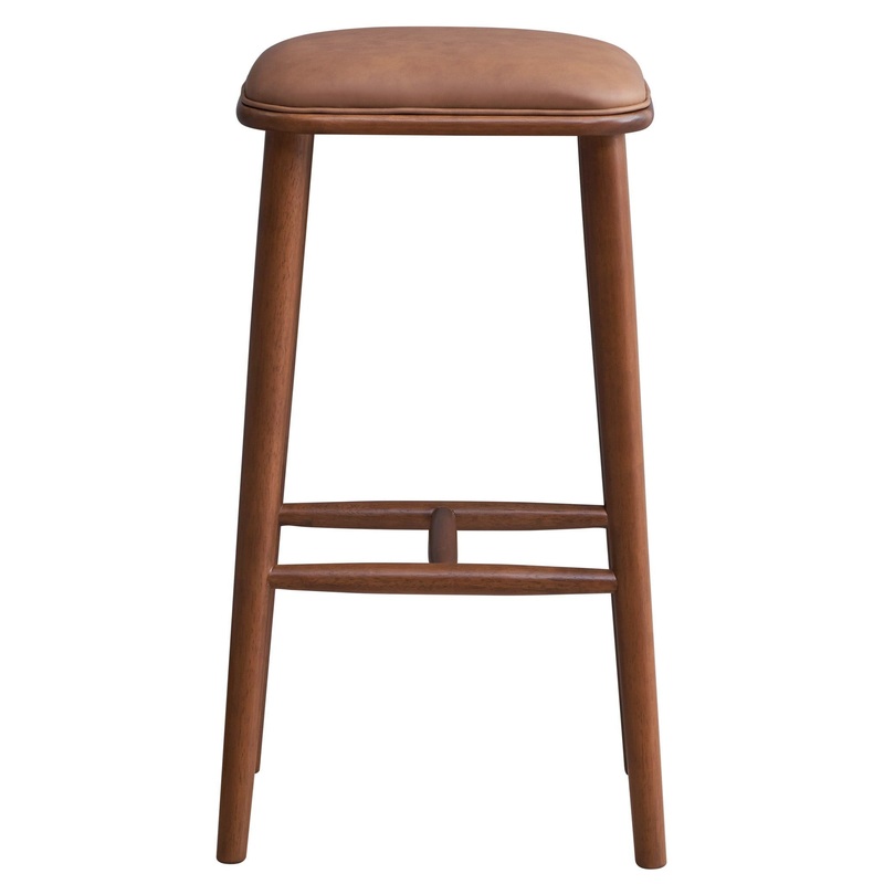 Jason – Bar Stool – Brown / Light Tan