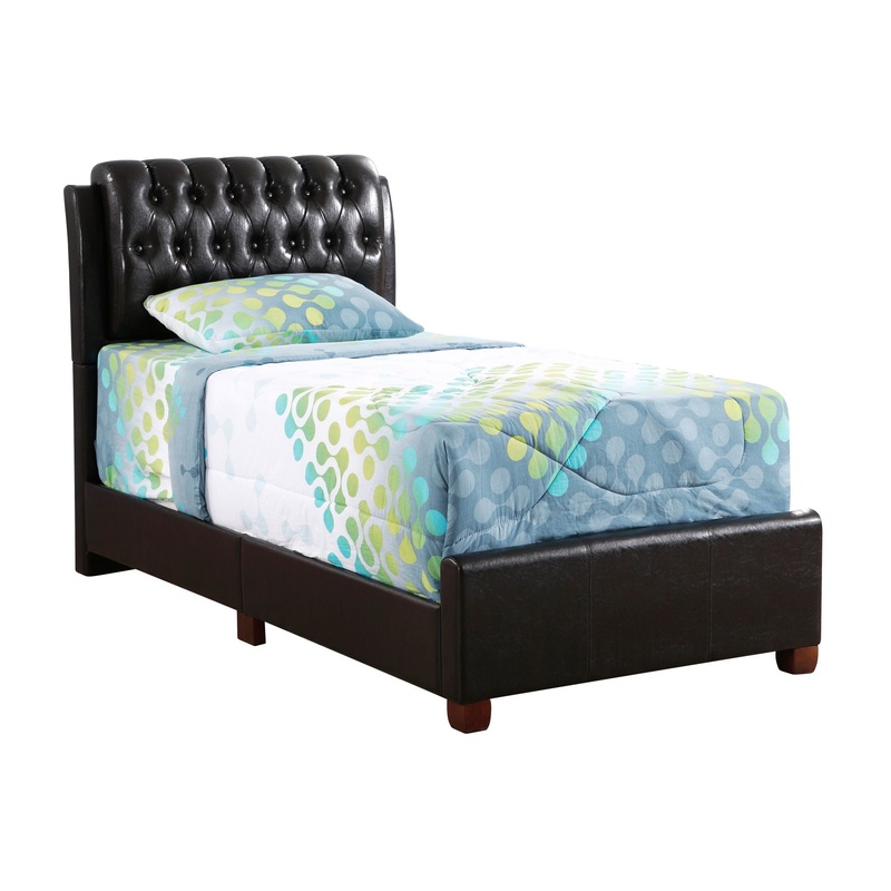 Marilla – Twin Bed – Dark Brown