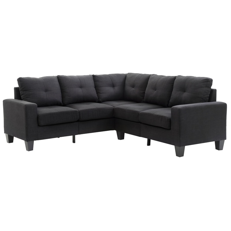 Newbury – Sectional – Black